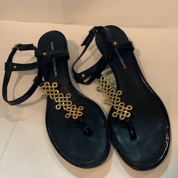 DVF platform sandals - Picture 1 of 5